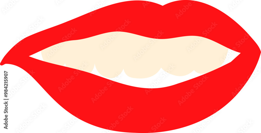 illustration of lips illustration of lips