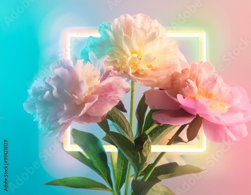 Peonies out of frame