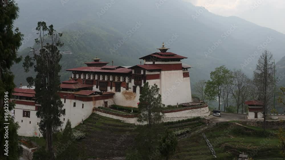 Trongsa dzong, Trongsa District, Trongsa, Bhutan