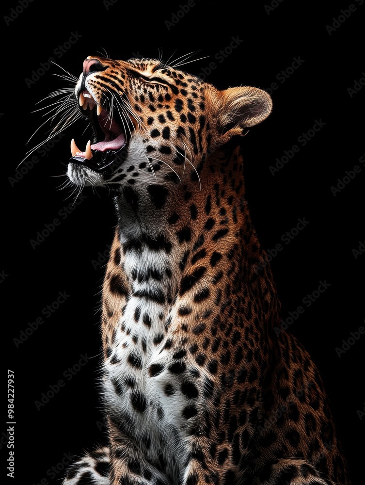 Obraz premium Leopard Roar.