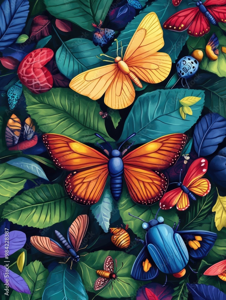 Vivid Butterfly Pattern Vivid Butterfly Pattern