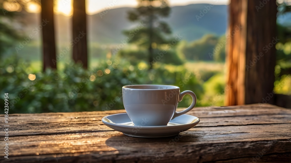 Nature and Coffee: Serene Start to the Day Nature and Coffee: Serene Start to the Day