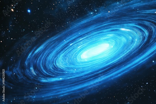 planet in space  - Generative AI. Beautiful simple AI generated image