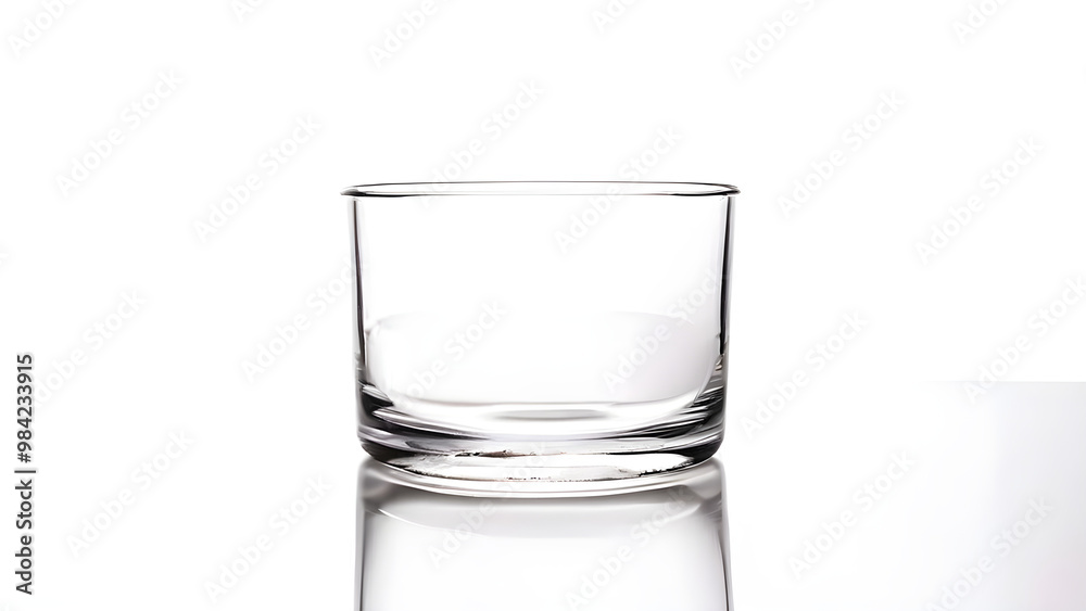 empty glass isolated on white empty glass isolated on white