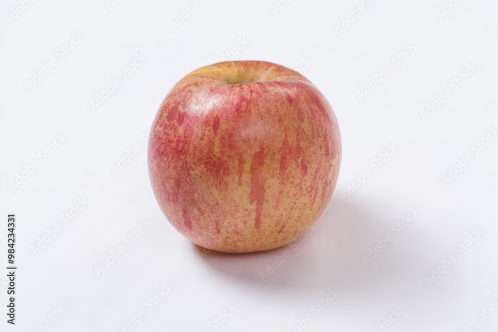 Red apple isolated on white background, fresh red apple with slices, clipping path Red apple isolated on white background, fresh red apple with slices, clipping path