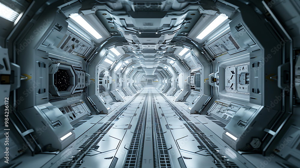 Fototapeta premium future spacecraft