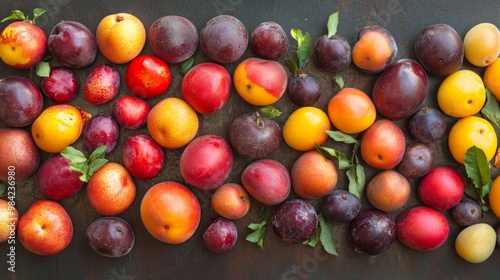 Colorful Assortment of Fresh Seasonal Fruits