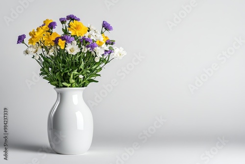 Wallpaper Mural Wabi-sabi floral arrangement. Beautiful simple AI generated image Torontodigital.ca