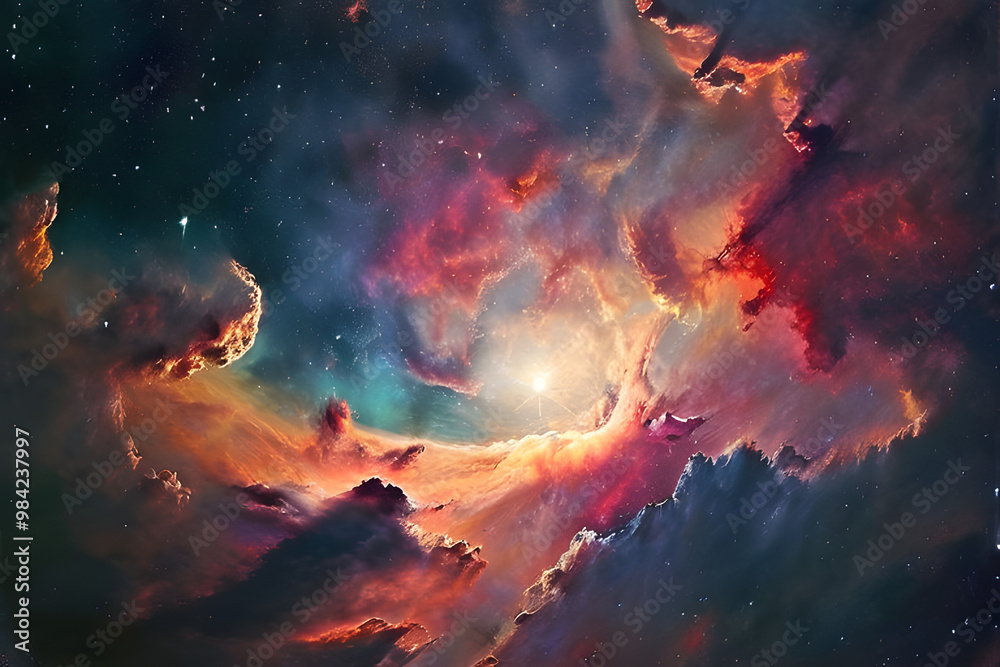sunset in space sunset in space