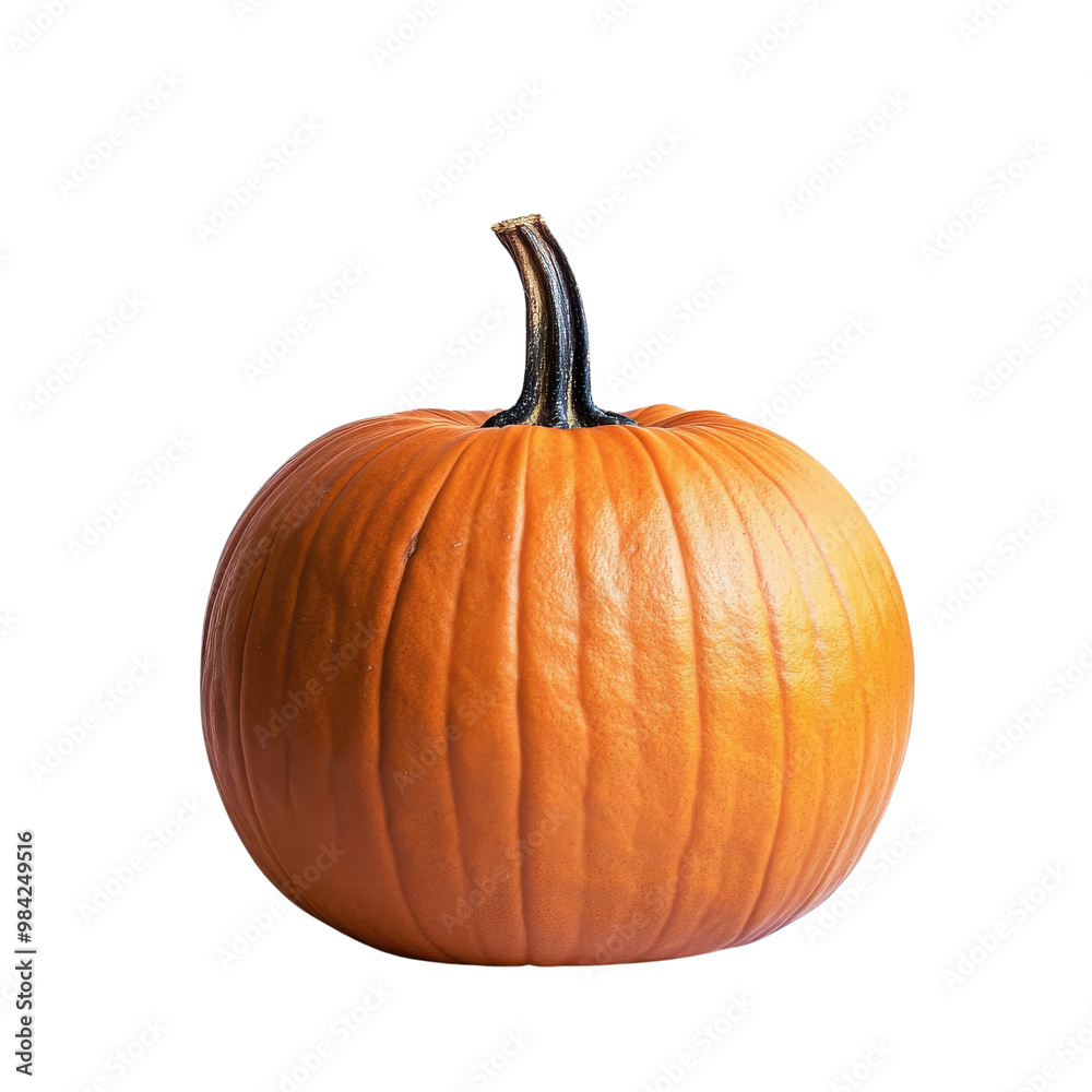 Orange pumpkin, white isolate background Orange pumpkin, white isolate background