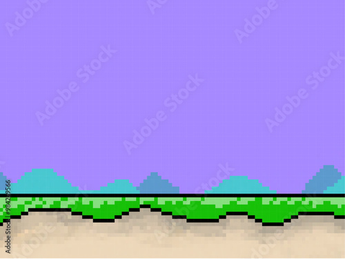 RPGゲームのタイトル画面のような背景