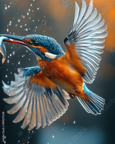 Kingfisher Catch.