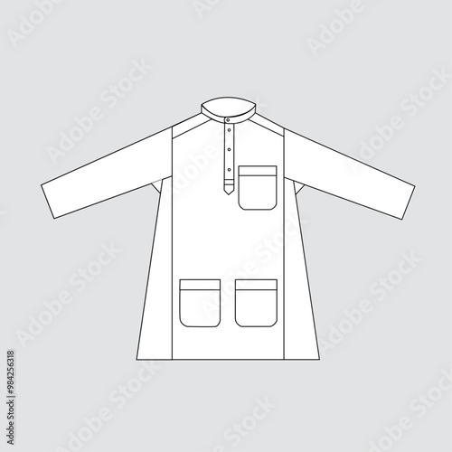 Men's Muslim Clothing Patterns