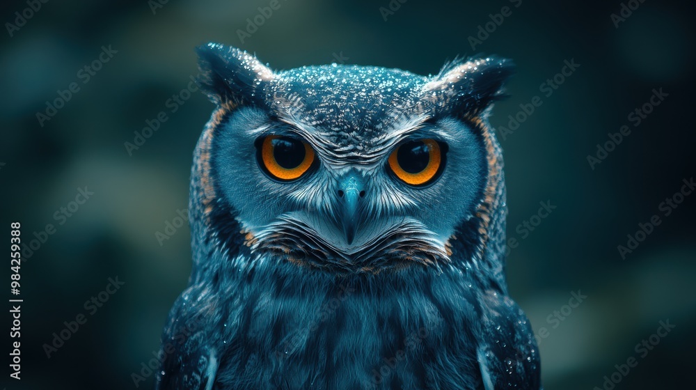 Owl Close Up. Owl Close Up.