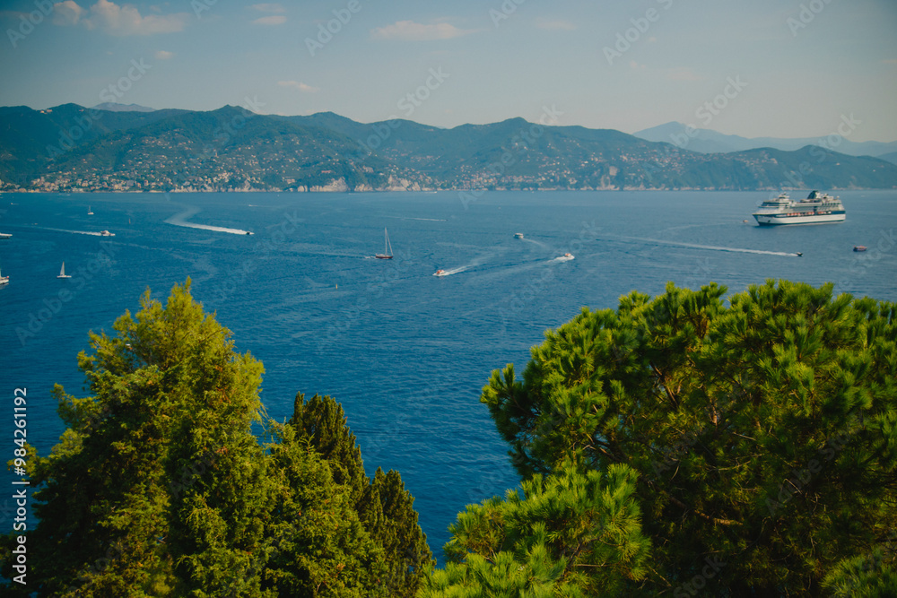 Fototapeta premium Sea view from the mountain