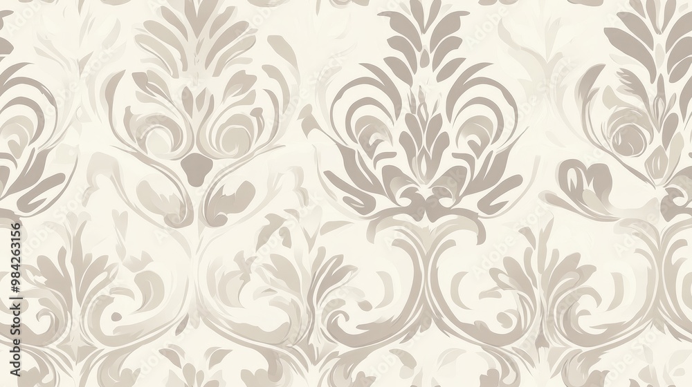 Seamless repeating tiled pattern featuring a flat app icon design in platinum and pale brown hues ideal for wedding invitation backgrounds Seamless repeating tiled pattern featuring a flat app icon design in platinum and pale brown hues ideal for wedding invitation backgrounds