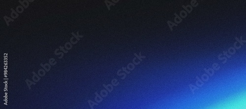 Grainy Gradient with Soft Light and Realistic Paper Texture - High Definition, Blue Color 