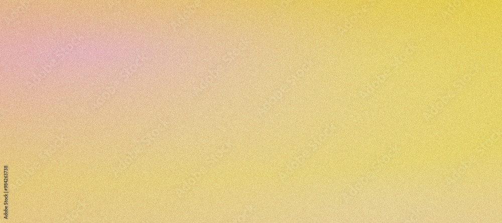 Obraz premium Soft and Subtle Gradient with Textured Noise and Glow - 8K Quality, Yellow Color 