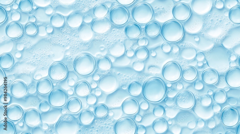Soft blue water bubble circle seamless texture pattern Beachy circles resembling organic wet pool droplets create a background suitable for summer design with a repeat tile layout Soft blue water bubble circle seamless texture pattern Beachy circles resembling organic wet pool droplets create a background suitable for summer design with a repeat tile layout
