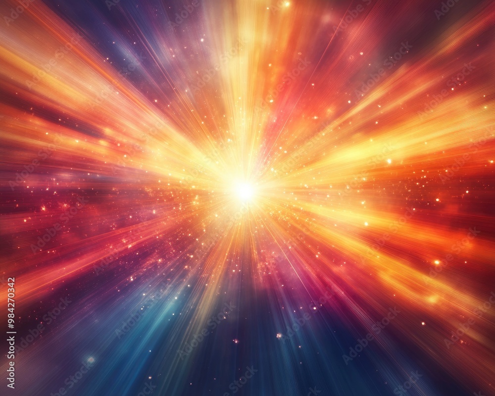 Abstract background featuring a burst of light with an explosion of radiant rays Graphic illustration representing dynamic energy and movement Abstract background featuring a burst of light with an explosion of radiant rays Graphic illustration representing dynamic energy and movement