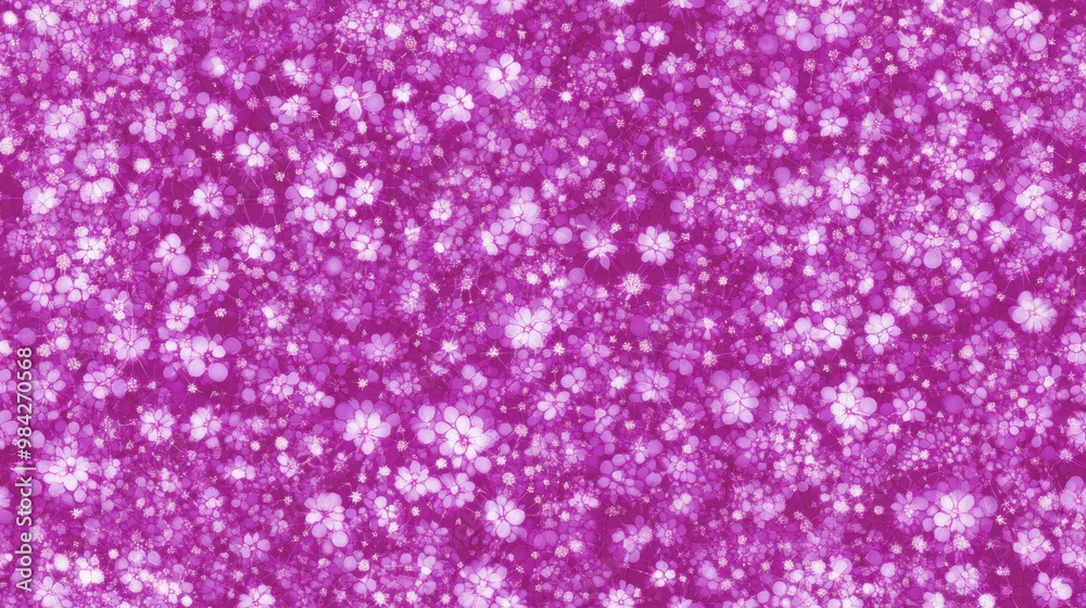 Violet kaleidoscope patterns featuring decorative mandala designs Abstract flowers elements and stars create geometric forms Ideal for wallpaper artwork fabric and furniture prints