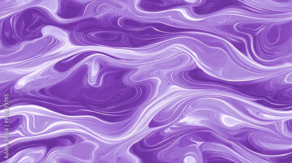 Seamless wave background featuring violet elements