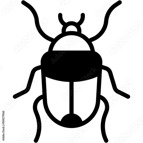 Vector Icon Pollen Beetle, Insect, Animal, Entomology, Animals, Insects