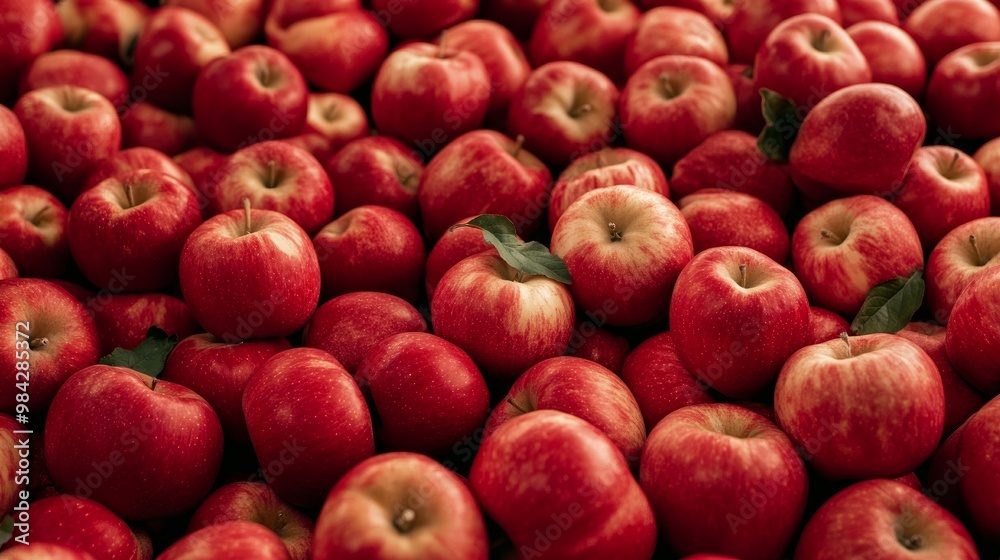 An abundance of red apples. succulent and succulent. Apple background. superior quality image An abundance of red apples. succulent and succulent. Apple background. superior quality image