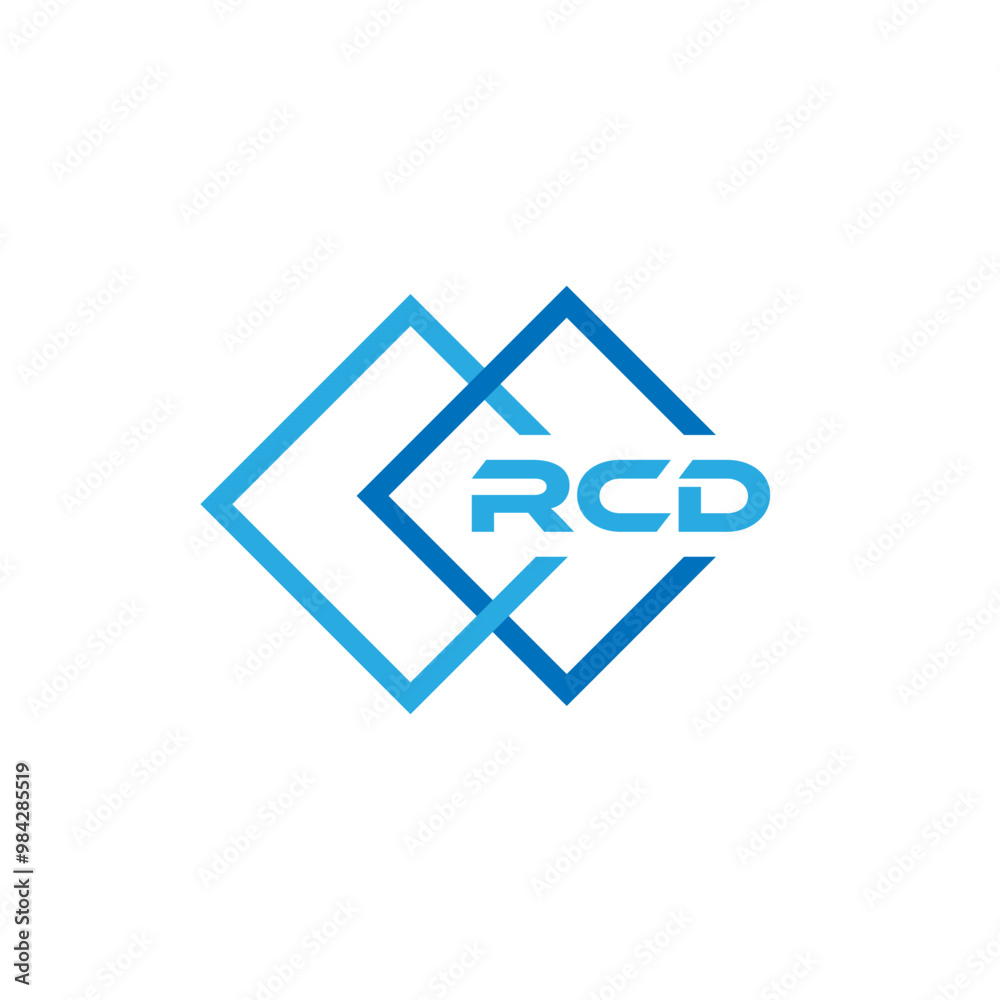RCD ABSTRACT CREATIVE LETTER LOGO DESIGN