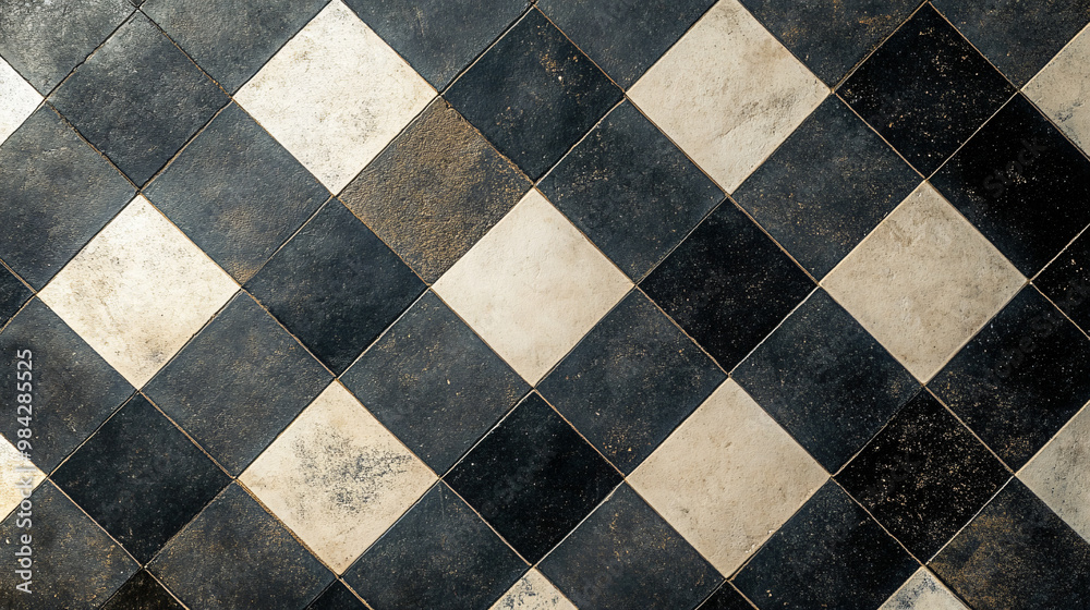 A visual of a classic checkered pattern with contrasting shades and a timeless design. A visual of a classic checkered pattern with contrasting shades and a timeless design.
