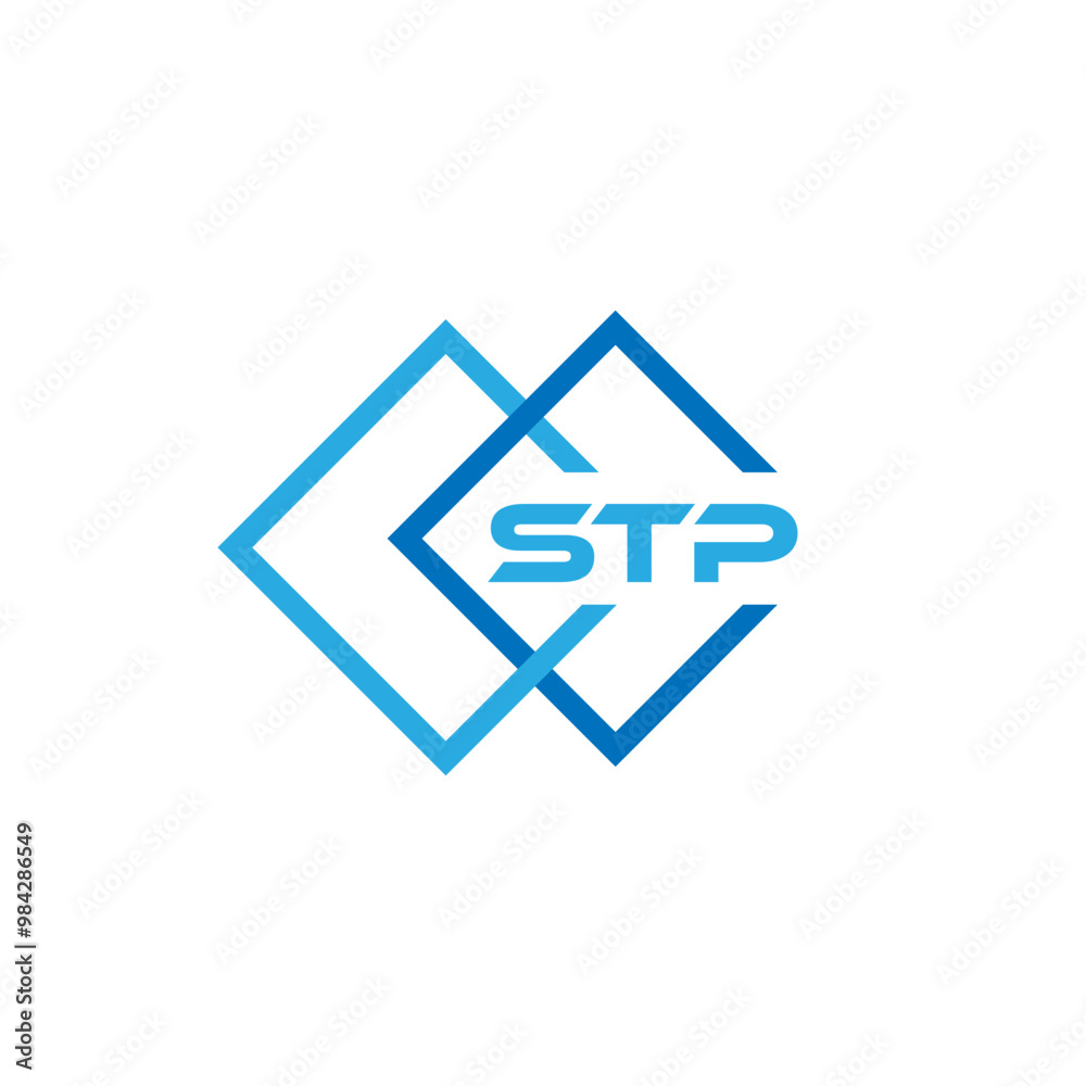 STP ABSTRACT CREATIVE LETTER LOGO DESIGN STP ABSTRACT CREATIVE LETTER LOGO DESIGN
