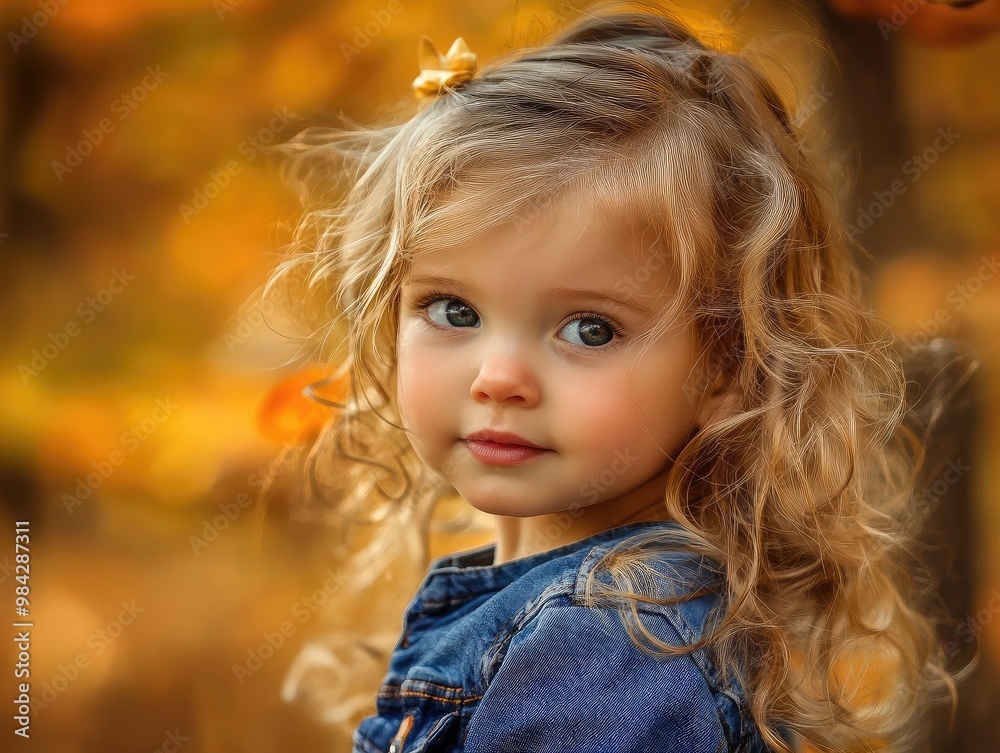 portrait of a little girl portrait of a little girl