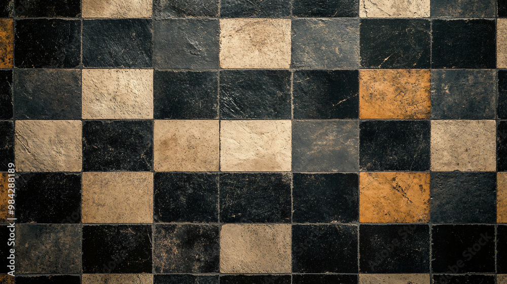 A visual of a classic checkered pattern with contrasting shades and a timeless design. A visual of a classic checkered pattern with contrasting shades and a timeless design.