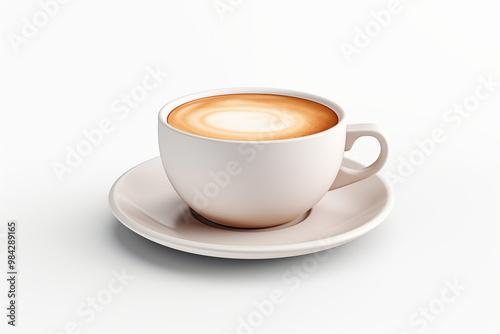 Wallpaper Mural Cup of coffee on white background. PNG. Cut out. Coffee related themes. Coffee sale. Coffee purchase. Image for graphic designer. Image for flyers. Image for website. Torontodigital.ca