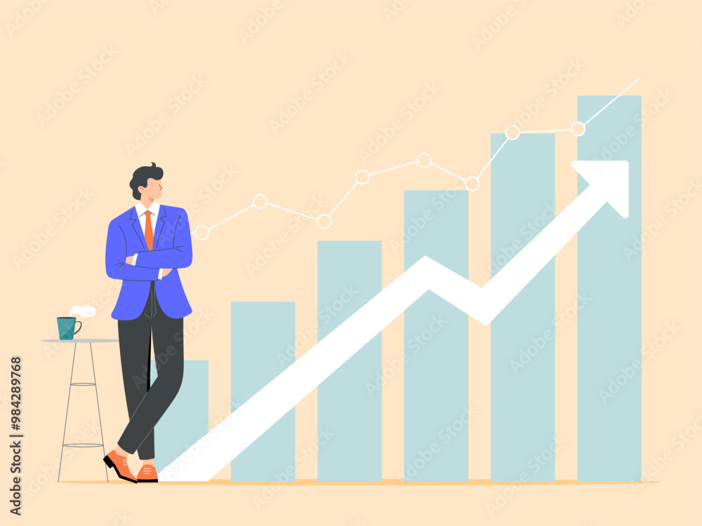 Businessman are analyzing marketing to find business planning ideas