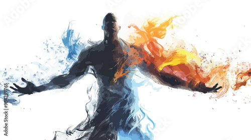 Absolute Power and Domination in Mixed Media Art