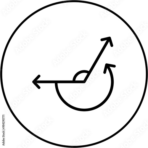 Reflex Angle Icon