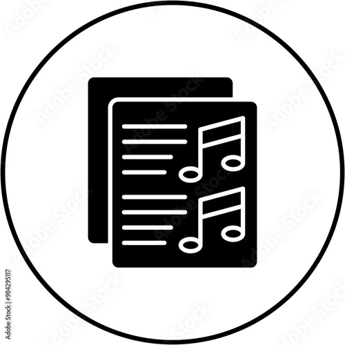 Music score Icon