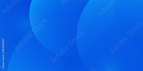 Modern background template with light blue and blue gradient, circle effect, suitable for background, wallpaper, home screen, theme