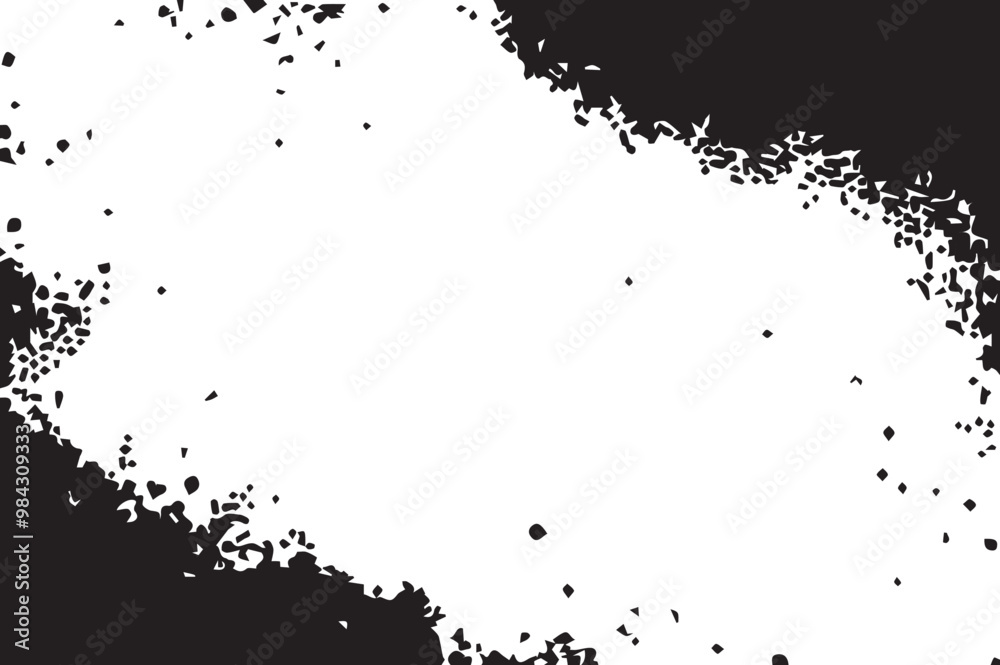 Black and white Grunge texture. Grunge background. Distressed overlay texture. Abstract Grunge art. Vector illustration. Black and white Grunge texture. Grunge background. Distressed overlay texture. Abstract Grunge art. Vector illustration.