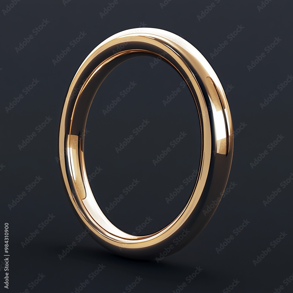 3D Bangle Icon: Fashionable Wrist Jewelry Accessory Logo Illustration 3D Bangle Icon: Fashionable Wrist Jewelry Accessory Logo Illustration