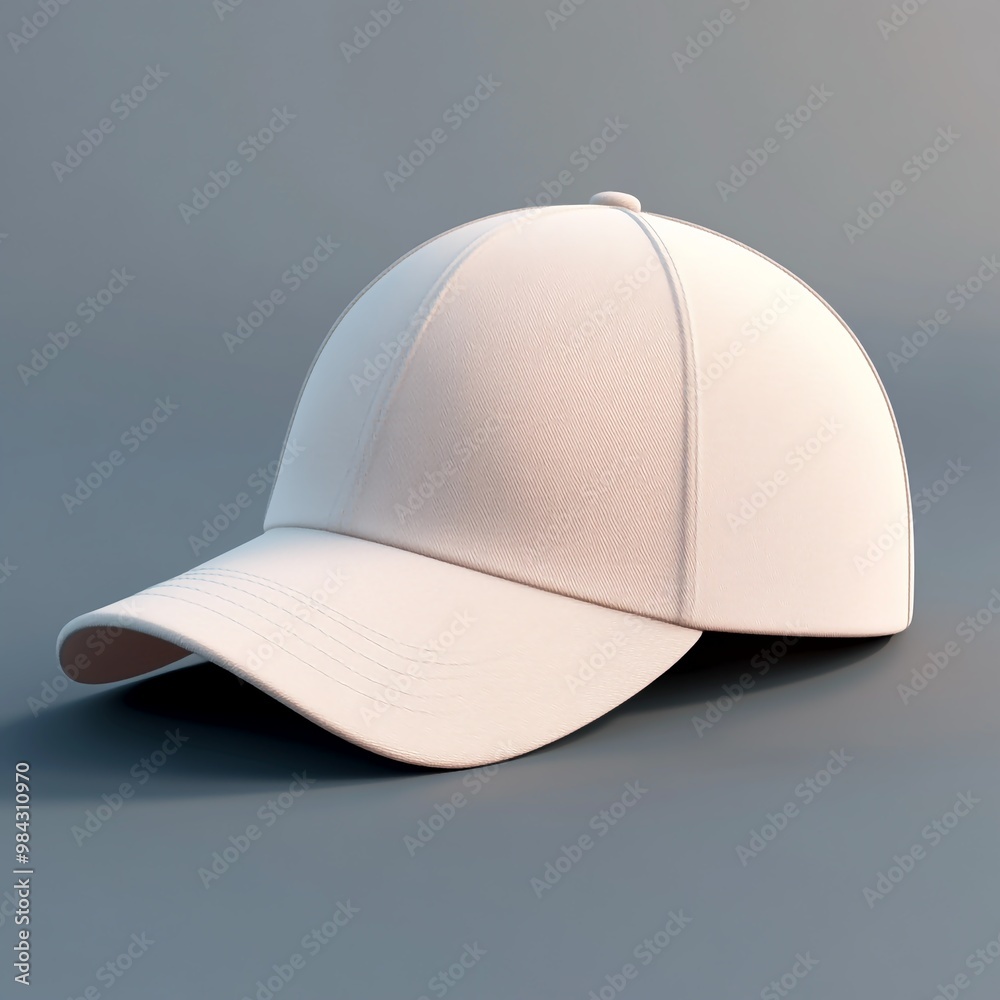 3D Cap Icon: Casual Headwear and Sports Symbol Logo Illustration 3D Cap Icon: Casual Headwear and Sports Symbol Logo Illustration