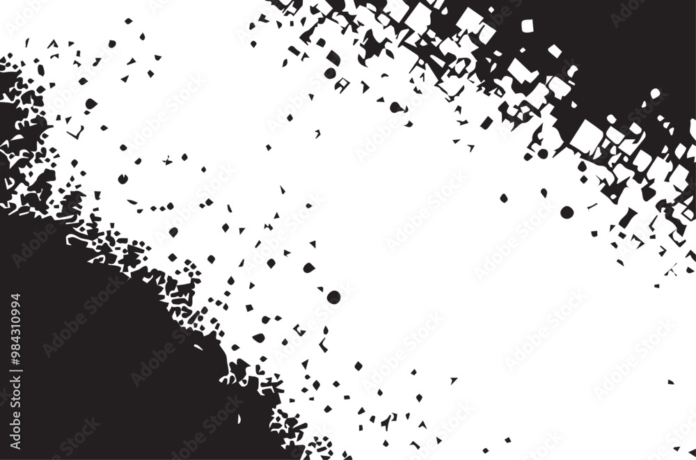 Black and white Grunge texture. Grunge background. Distressed overlay texture. Abstract Grunge art. Vector illustration. Black and white Grunge texture. Grunge background. Distressed overlay texture. Abstract Grunge art. Vector illustration.