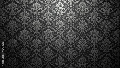 black and white seamless pattern