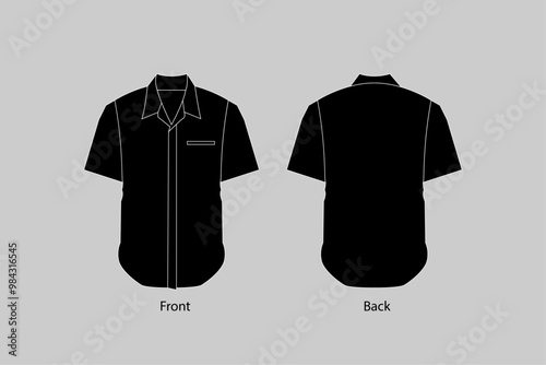 Black Shirt Design Template