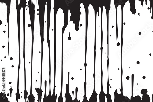 Grunge background. Distressed overlay texture. Black and white Grunge texture. Vector illustration.