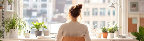 Female Startup Founder Work...