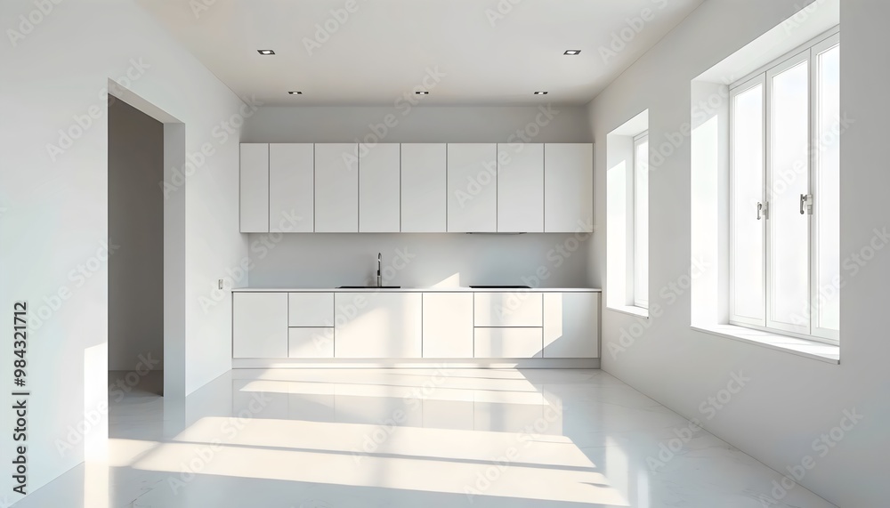 Minimalist Modern Kitchen Interior Design. Minimalist Modern Kitchen Interior Design.