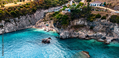 Fototapeta Naklejka Na Ścianę i Meble -  Xigia Pelagaki Beach in Zakynthos, Greece