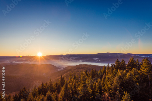 Über den Bergen im Schwarzwald, Rosskopf